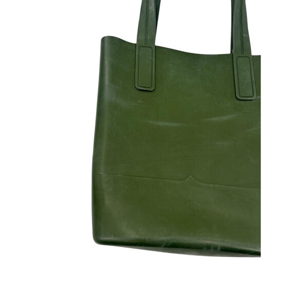 Hunter Tote Shoulder Bag Womens Rubber Green Open Style Double Top Handle Garden - Picture 6 of 13
